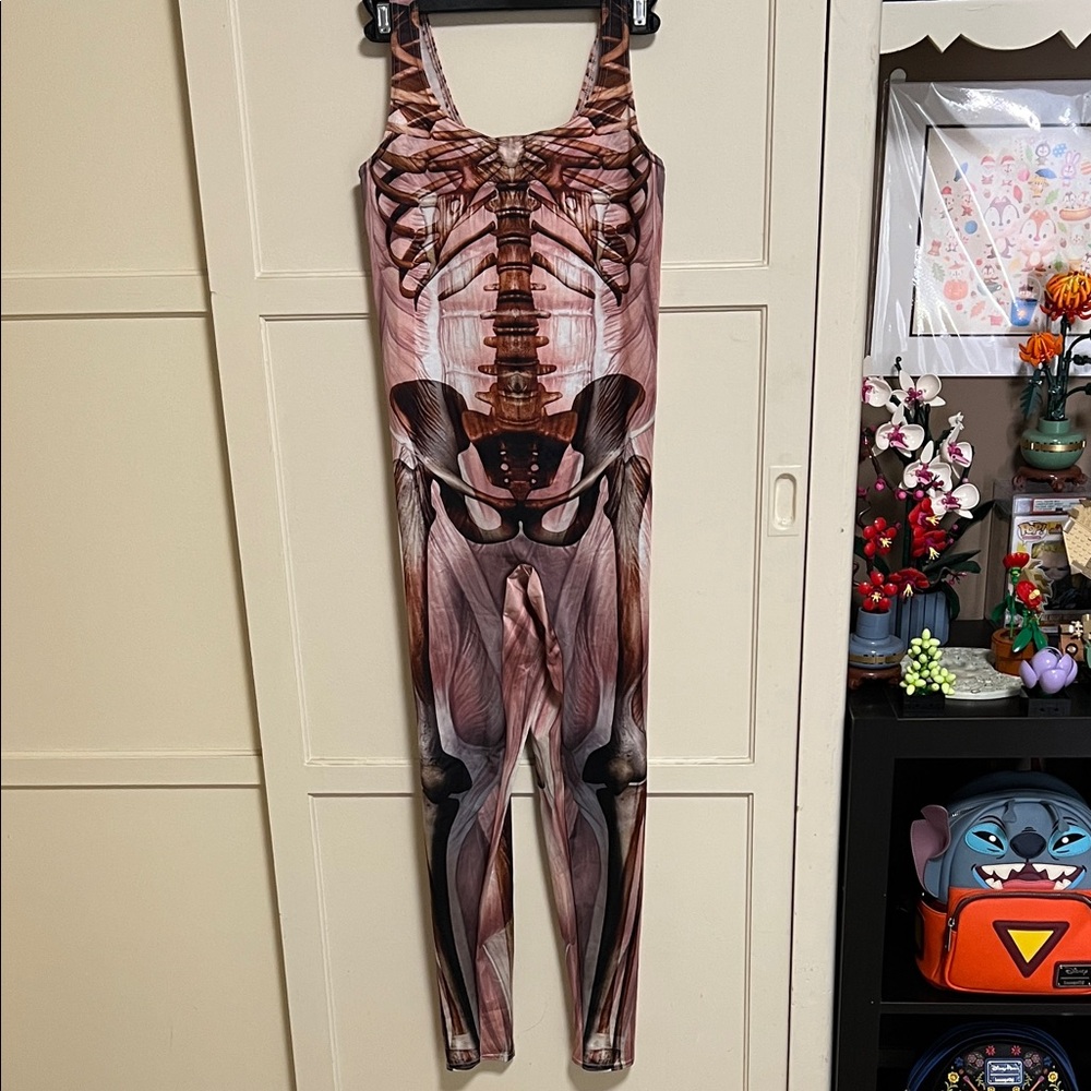BlackMilk Anatomy x Skeleton Jumpsuit